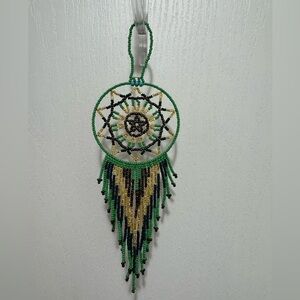 Huichol Beaded Dreamcatcher